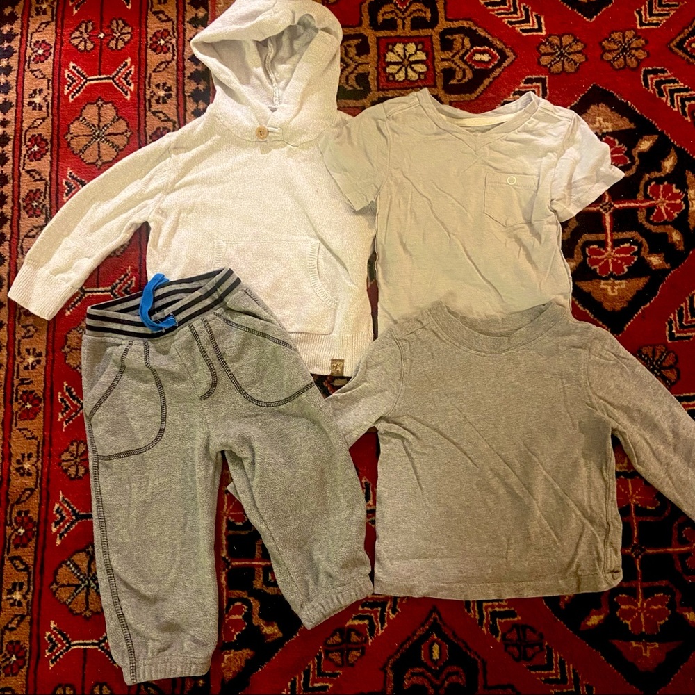 12-24months grey neutral bundle.